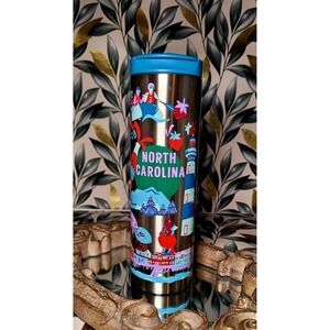 *RESCUE ANIMALS FUNDRAISER*Starbucks 2024 North Carolina Stainless Tumbler 16oz